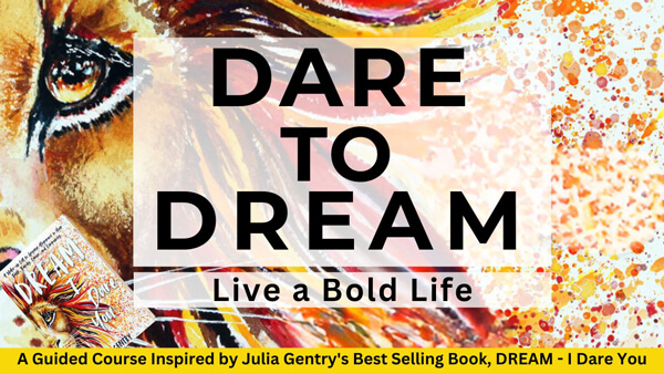 Banner of Dare to Dream - Live a Bold Life course