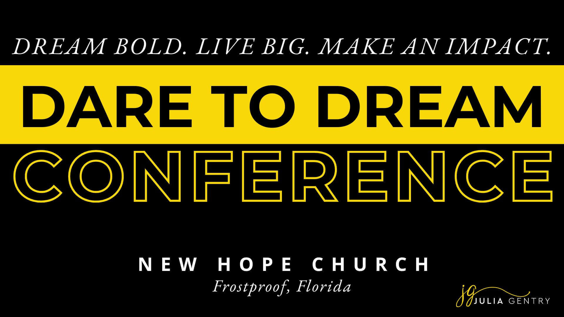 Dare to Dream Conference Fall 2025