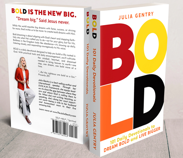 Bold book front and back